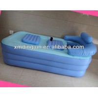 inflatable adult bathtub,bule bathtub made of PVC, freestanding bathtub for adult. portable massage spa