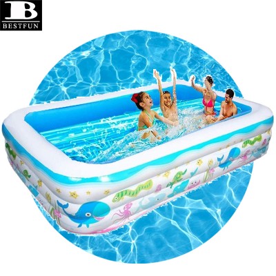 10 ft inflatable swimming pools for kids, adults, best selling summer outdoor water party play center pool for family, backyard