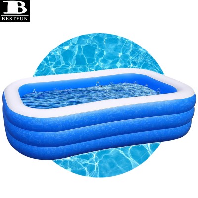 premium quality above ground family big inflatable swimming lounge pools for kids, adults, babies, toddlers, outdoor, garden, ba