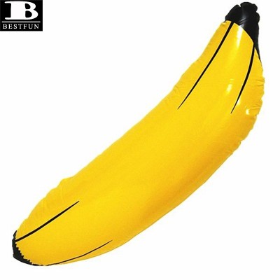 thickened PVC giant inflatable yellow banana toys for party prop